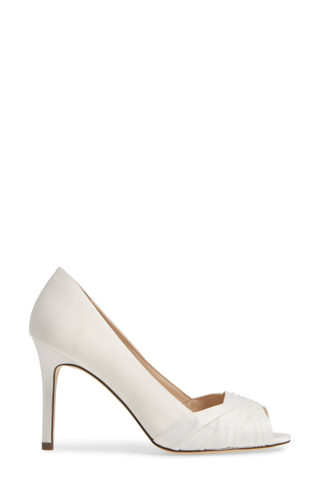 Taupe Satin Pump D9247