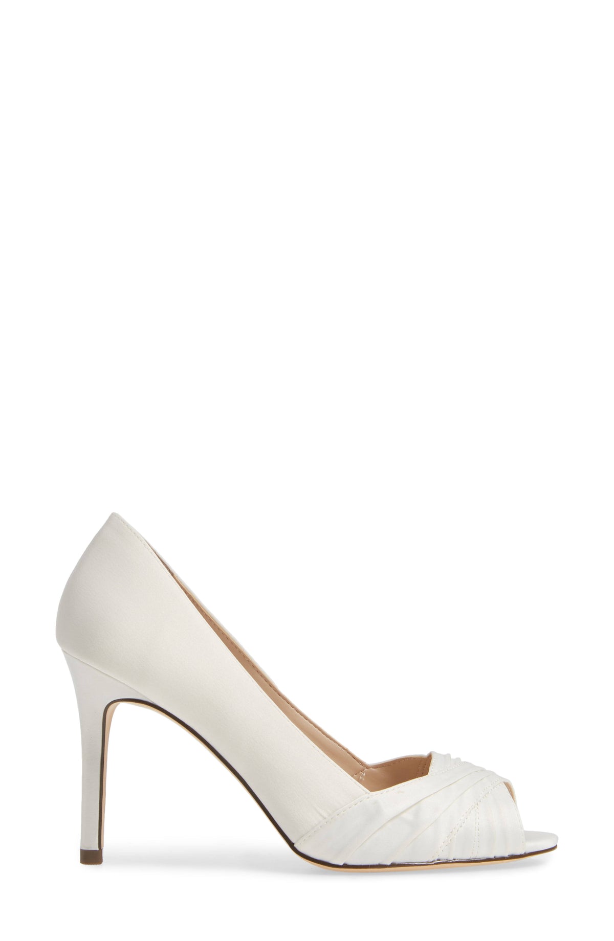 Taupe Satin Pump D9247