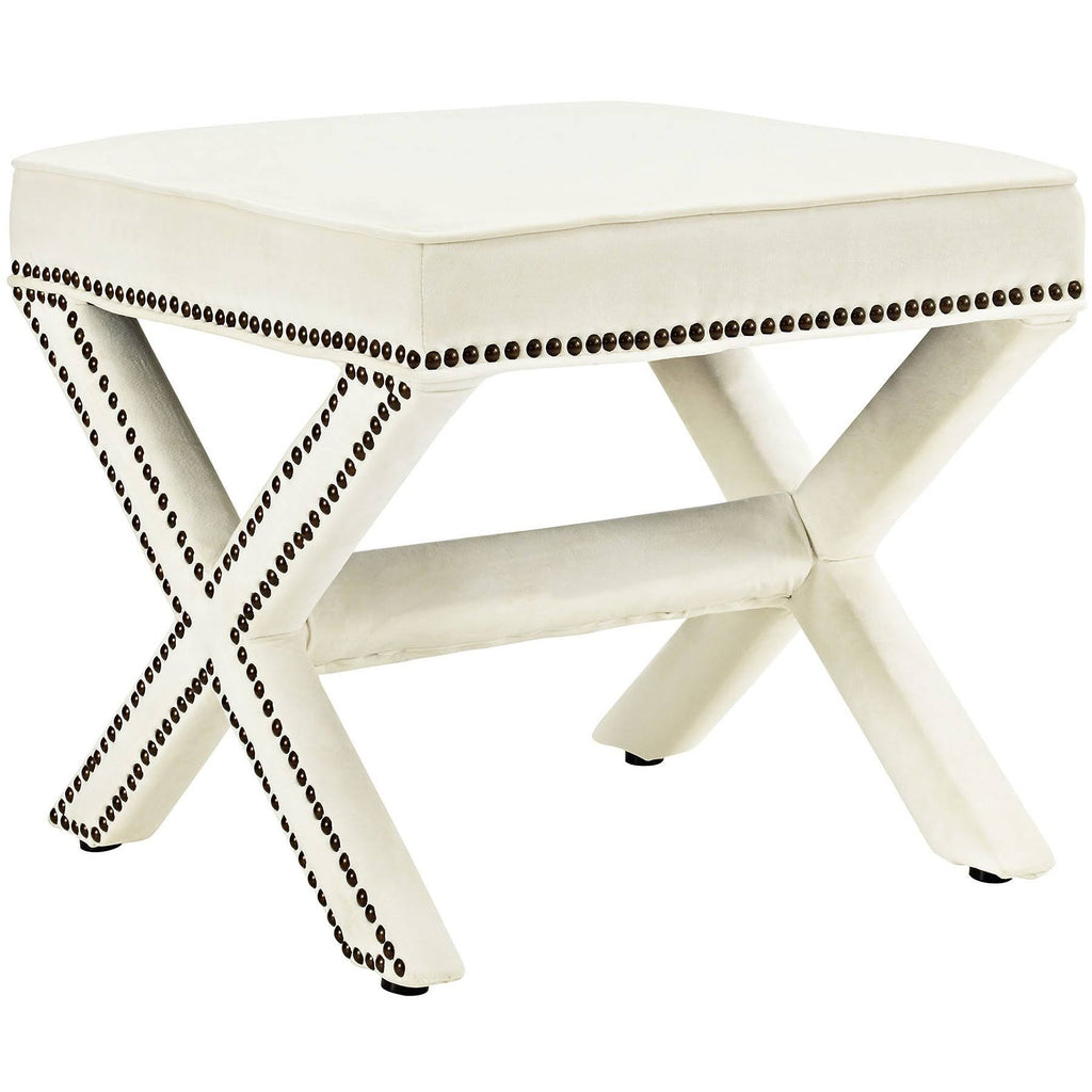 Ivory Rivet Bench S174
