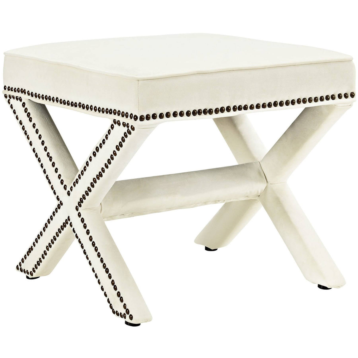 Ivory Rivet Bench S174