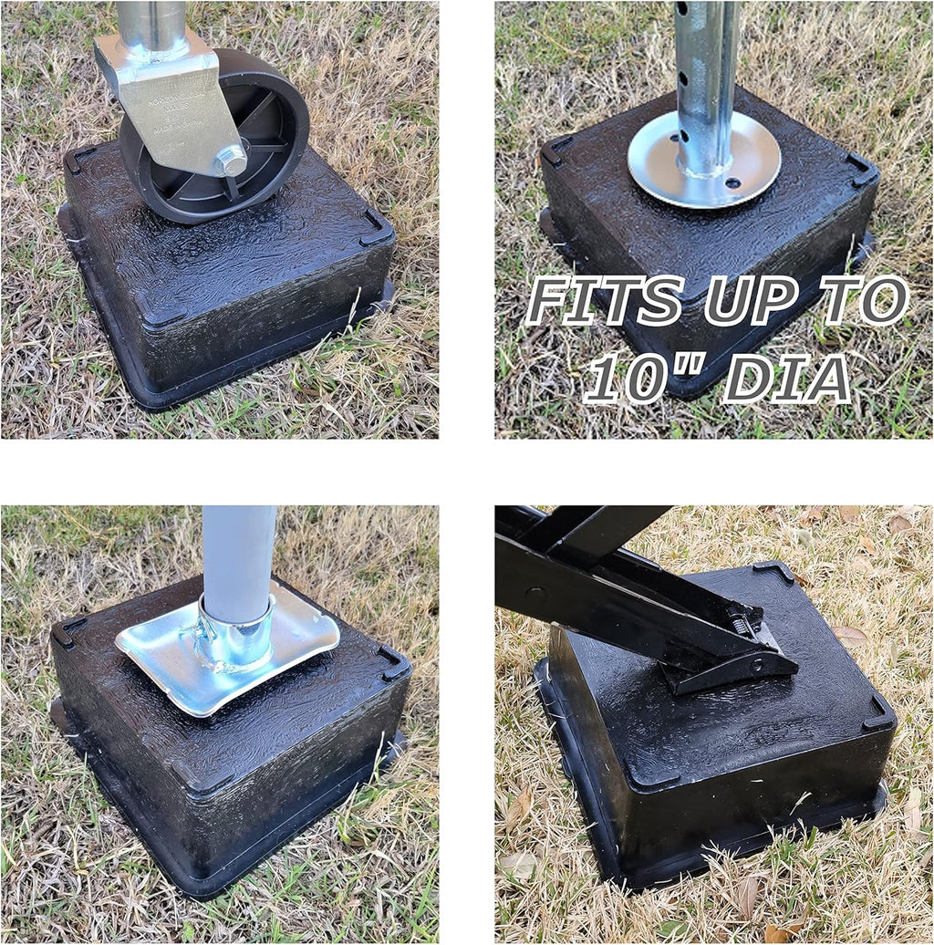 Trailer Jack Block Stand, 12,000 lbs Capacity, Pack of 2 K1257