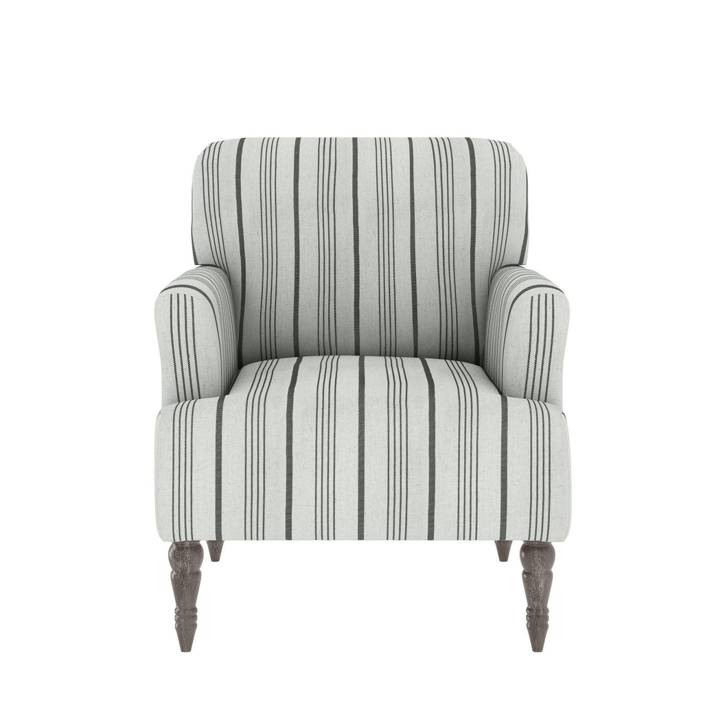 Dark Gray Polyester Blend Armchair X7599