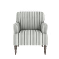 Dark Gray Polyester Blend Armchair X7599
