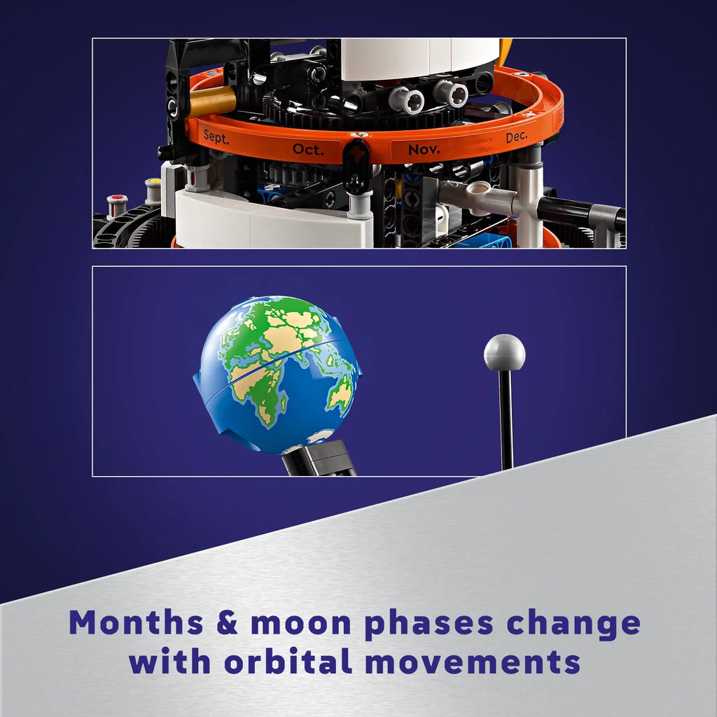Planet Earth and Moon in Orbit Building Set A40824