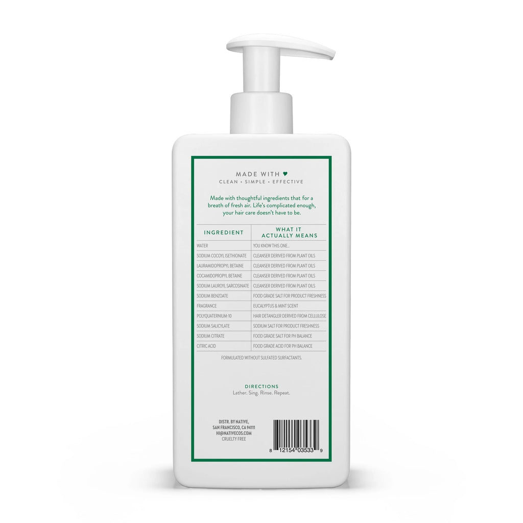 2-in-1 Eucalyptus Mint Shampoo & Conditioner 16.5 oz X8725