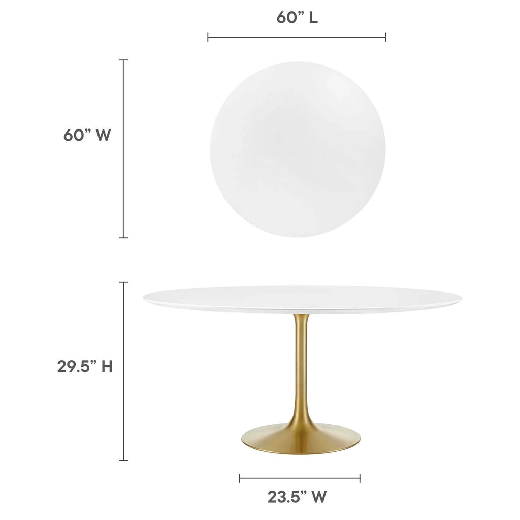 Round Wood Dining Table O7555