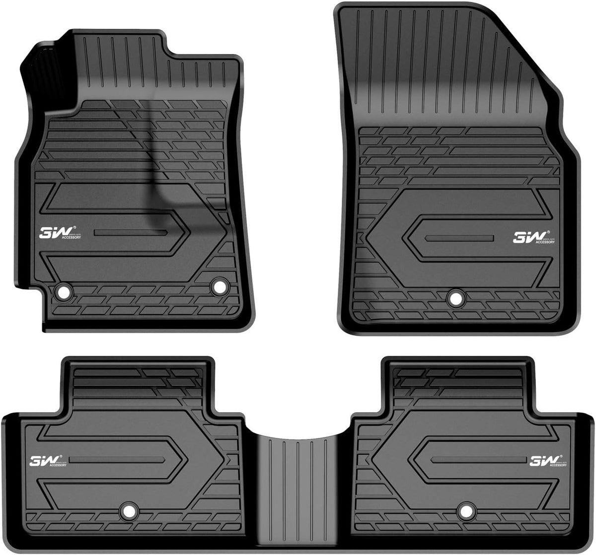 Black TPE All Weather Custom Fit Floor Liner Full Set V159145