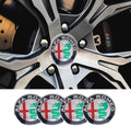 4 x 2.22inch ABS Wheel Center Cap Sticker I95457