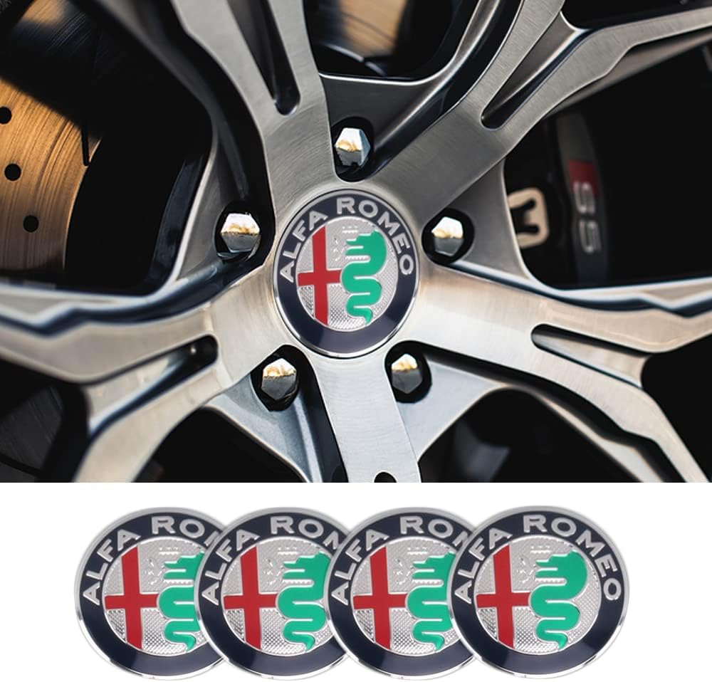 4 x 2.22inch ABS Wheel Center Cap Sticker I95457