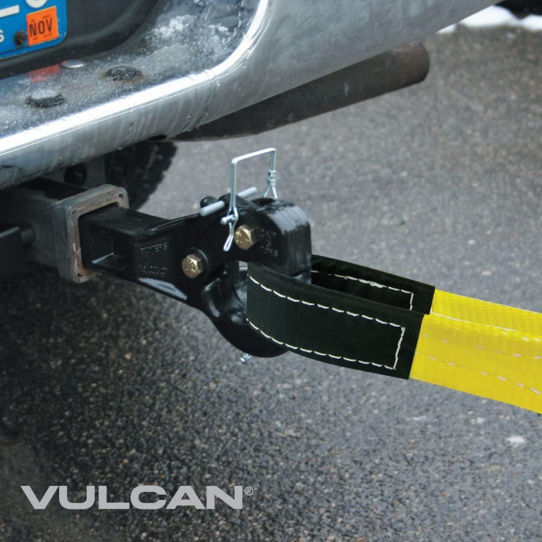 Tow Strap with Reinforced Eyes, 4 Inch x 20 Foot, 2 Pack, 10,000 Pound Towing Capacity H729152