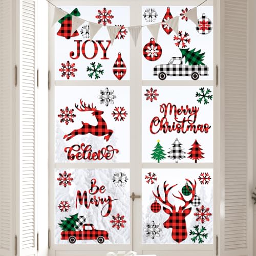 Winter Window Clings Decals Stickers E2461