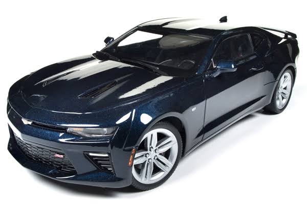 2016 Chevrolet Camaro SS Blue Velvet Metallic 1/18 Diecast Model B74963