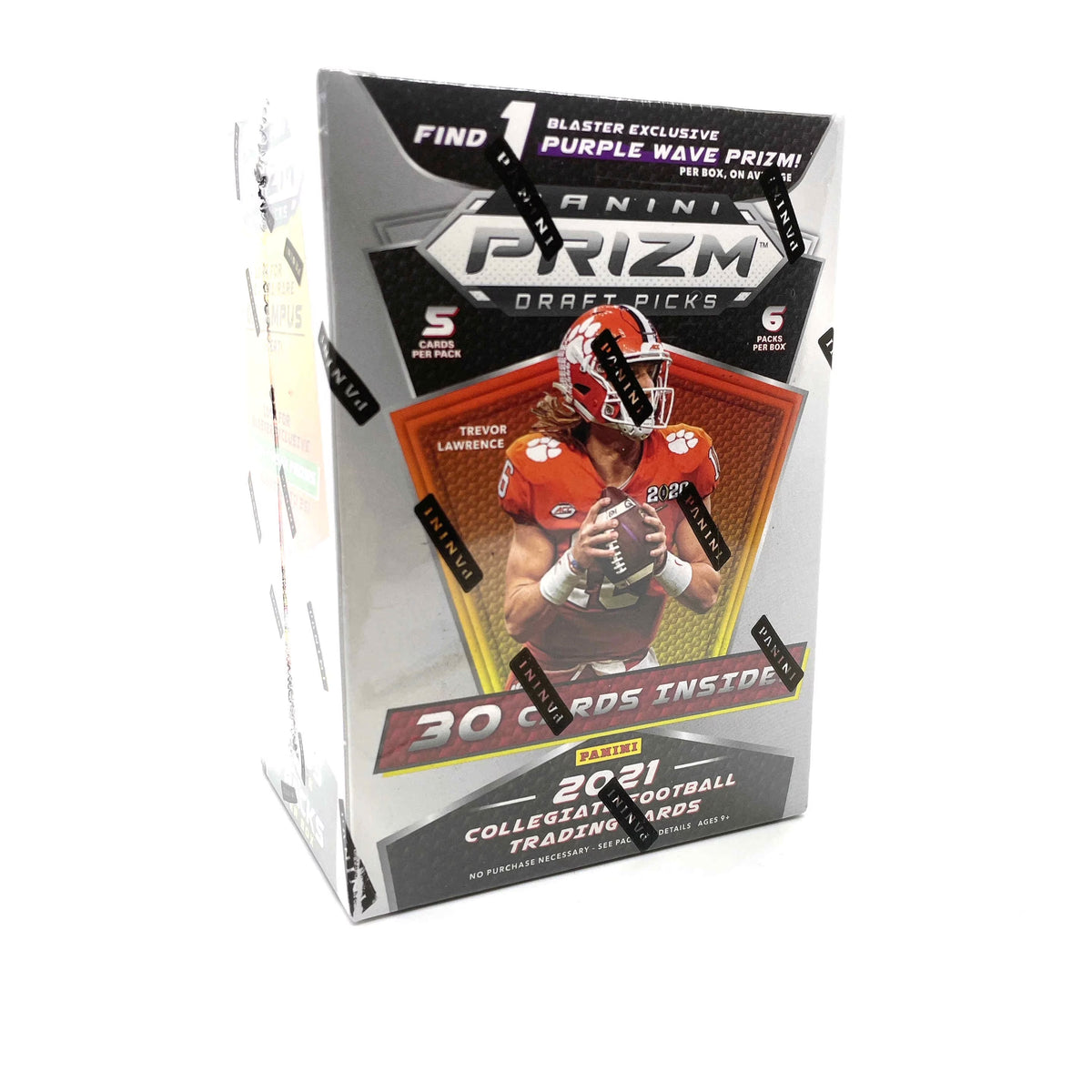 30 Cards Collegiate Football Trading Cards Blaster Box K222