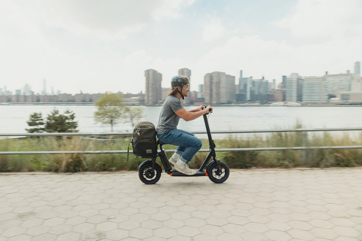 Electric Scooter 16 mph UL 2272 Certified Black U2615