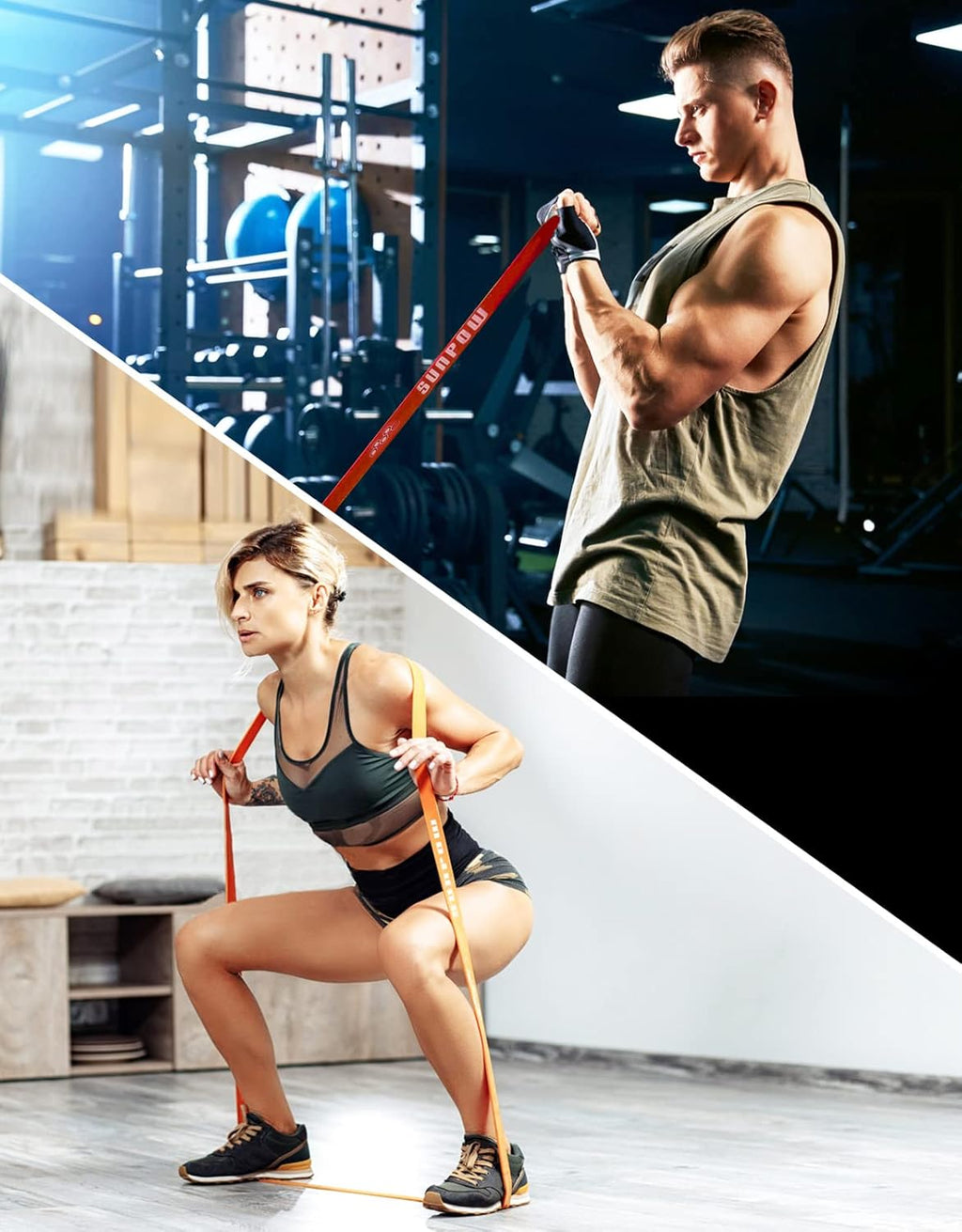 Set of 5 Resistance Bands with Carry Bag U42775