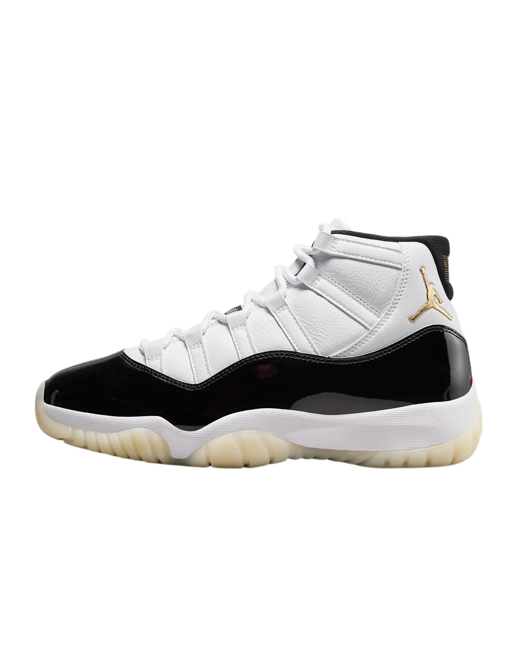 White Metallic Gold-Black Sneaker A67700