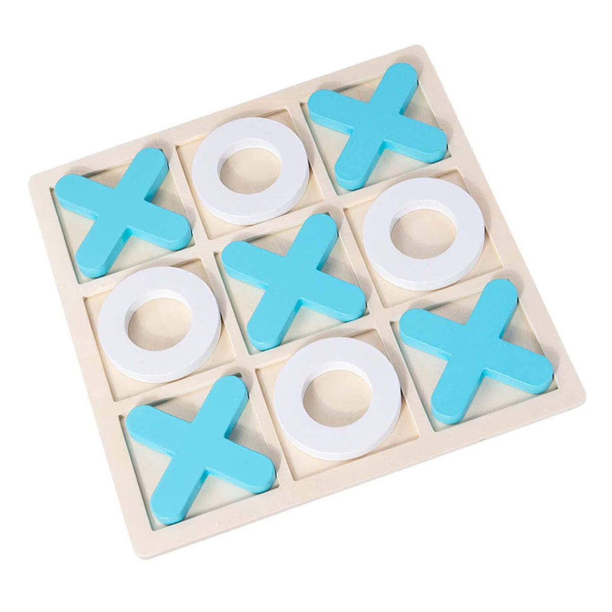 Wooden Tic Tac Toe Game 30x30x1.5cm L5786