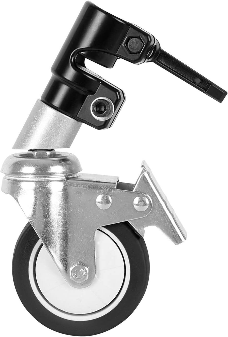 25mm Swivel Caster Wheels with Brake for C Stand (3pcs) D92589