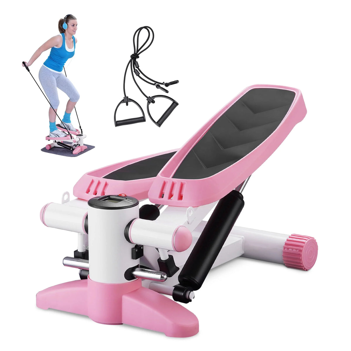 Mini Stepper with Resistance Bands Z988594
