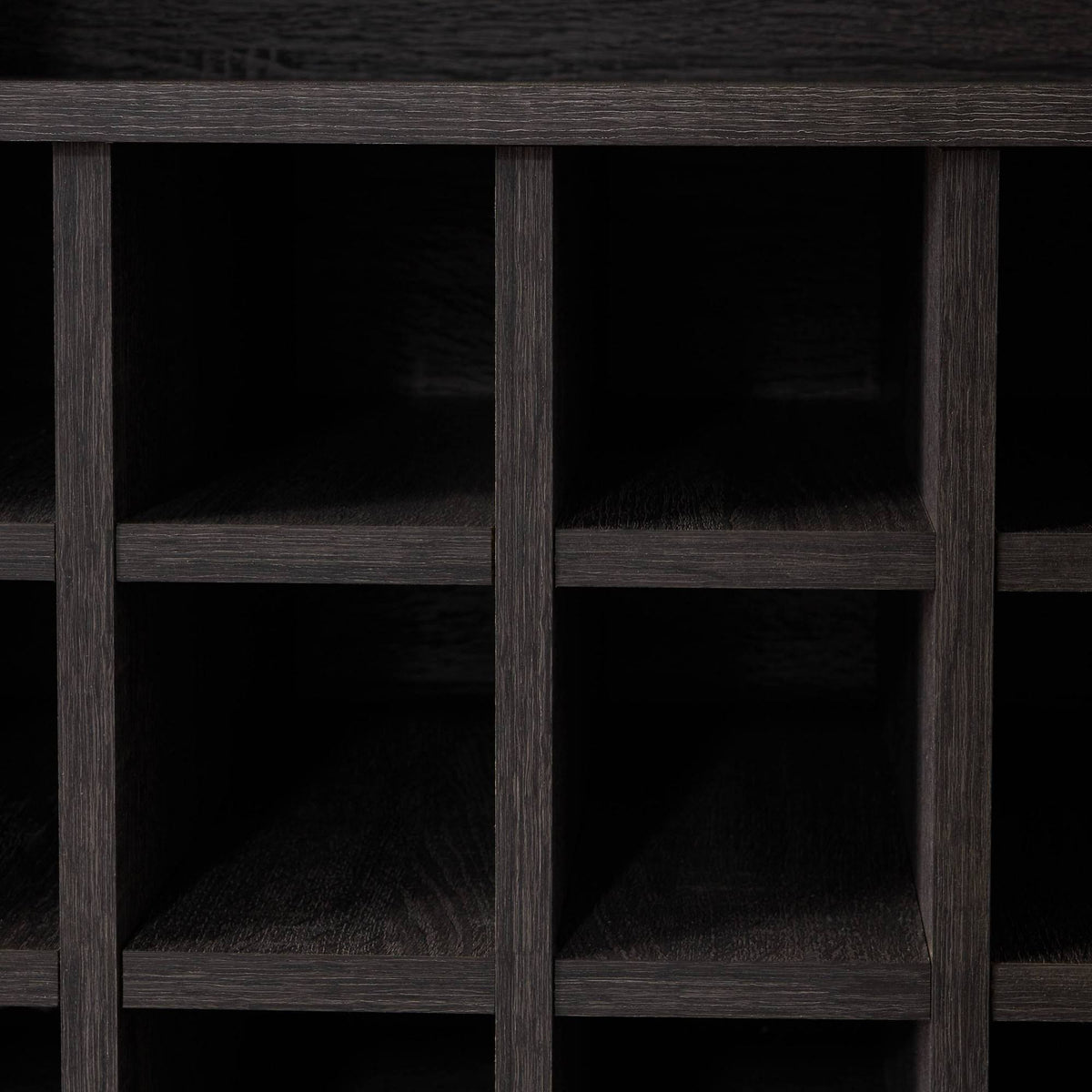 Sonoma Gray Oak and Black Finish Bar Cabinet K833892