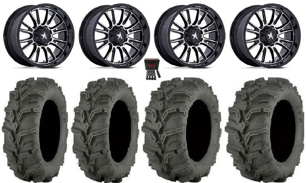 14" Machined Wheels 27" Mud Lite XTR Tires J94548