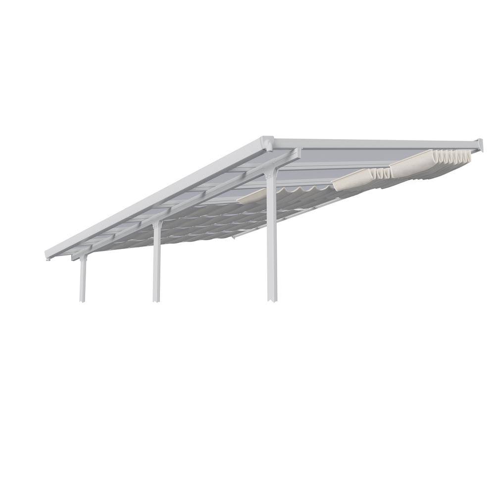 White Patio Cover Blinds M7814
