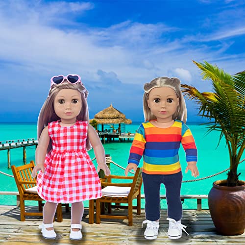 10 Sets 18 Inch Doll Clothes and Accessories E6787