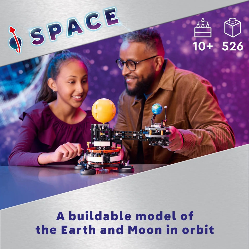 Planet Earth and Moon in Orbit Building Set A40824