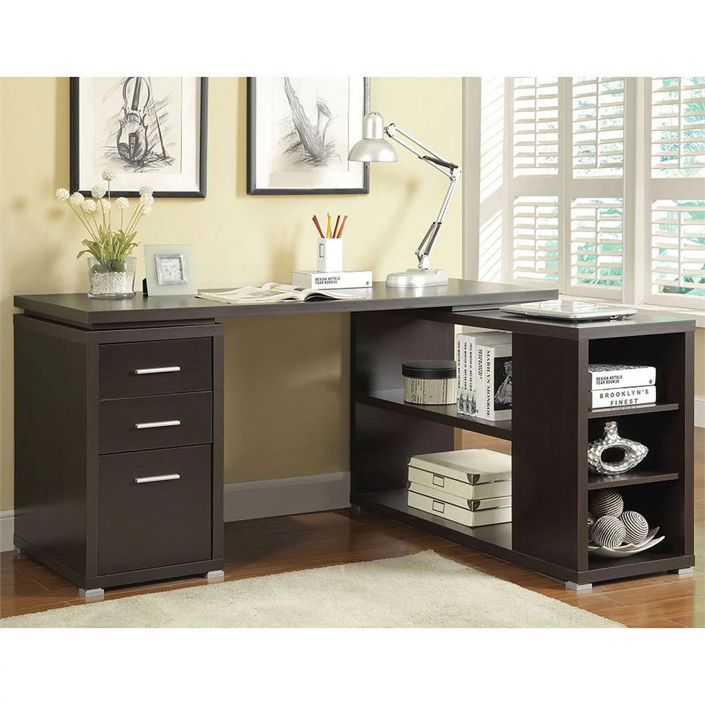 2 Piece L Shaped Writing Desk and Executive Office Chair M669