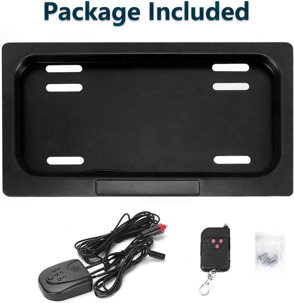 Black License Plate Frame Pack of 2 J638