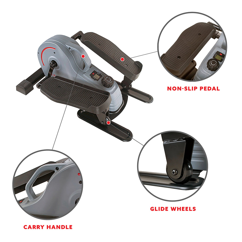 Compact Magnetic Standing Elliptical Machine with Handlebars U624
