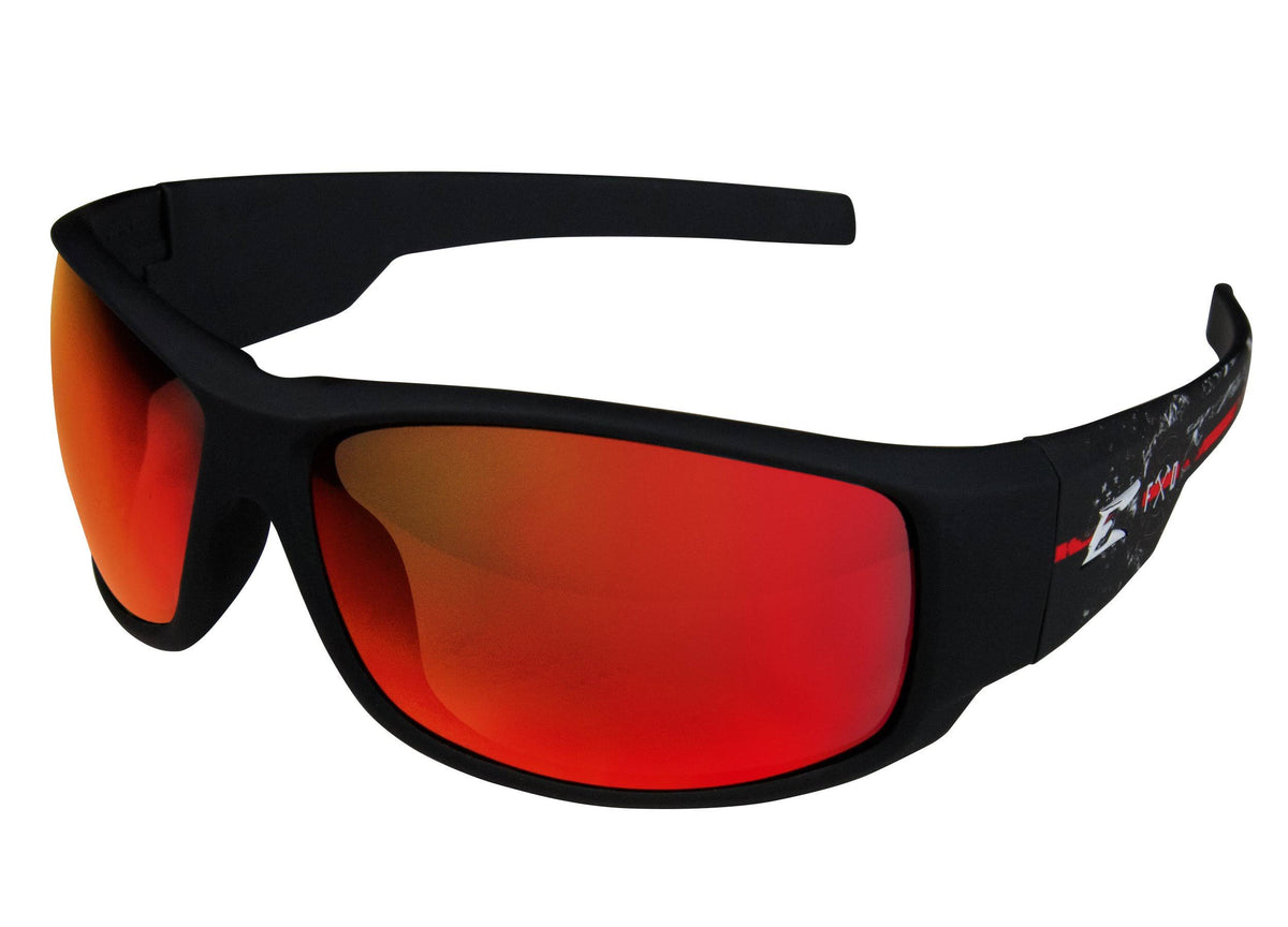Soft-Touch Black RED Tactical Eyewear A7842