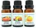 3 Bottles Set Orange Satsuma Orange Blossom Dreamsicle Fragrance Oils M5735